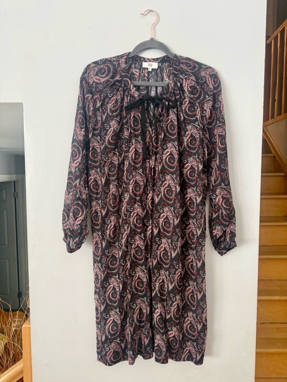 Noa Noa Copenhagen Paisley Midi Dress - Boho Scandi Chic